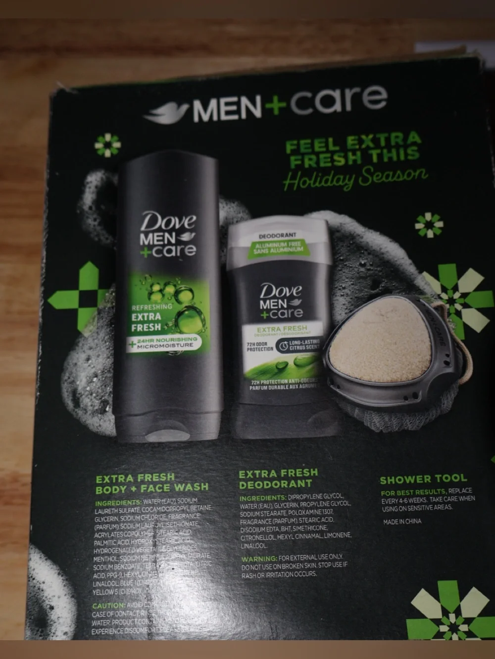 dove men+care extra fresh festive set